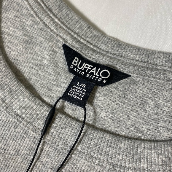 NWT Buffalo David Bitton Ribbed T-Shirt - Picture 6 of 14